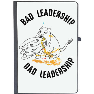                       UDNAG Ruled Notebook Diary 'Leader | Bad Leadership', [A5 80Pages 80GSM]                                              