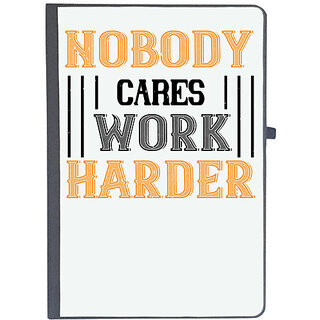                       UDNAG Ruled Notebook Diary 'Gym | nobody i cares work herder', [A5 80Pages 80GSM]                                              
