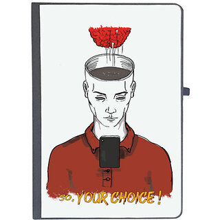                       UDNAG Ruled Notebook Diary '| So your choice', [A5 80Pages 80GSM]                                              
