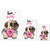 UDNAG Untearable Waterproof Stickers 155GSM 'Pug & Doughnut |A4 x 1pc, A5 x 1pc & A6 x 2pc