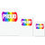 UDNAG Untearable Waterproof Stickers 155GSM 'LGBTQ | Proud to be LGBTQ' A4 x 1pc, A5 x 1pc & A6 x 2pc