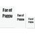 UDNAG Untearable Waterproof Stickers 155GSM 'Pappu | Fan of Pappu' A4 x 1pc, A5 x 1pc & A6 x 2pc