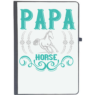                       UDNAG Ruled Notebook Diary 'Horse | papa horse', [A5 80Pages 80GSM]                                              