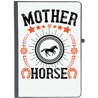                       UDNAG Ruled Notebook Diary 'Horse | mother of horse', [A5 80Pages 80GSM]                                              