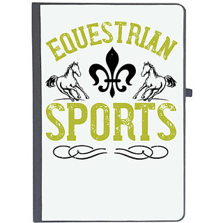                       UDNAG Ruled Notebook Diary 'Horse | equestrian sports', [A5 80Pages 80GSM]                                              