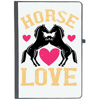                       UDNAG Ruled Notebook Diary 'Horse | horse lovee', [A5 80Pages 80GSM]                                              