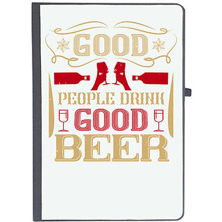                       UDNAG Ruled Notebook Diary 'Beer | Good people drink good beer', [A5 80Pages 80GSM]                                              