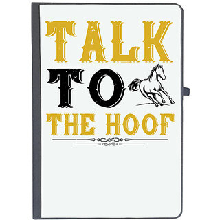                       UDNAG Ruled Notebook Diary 'Horse | talk to the hoof', [A5 80Pages 80GSM]                                              