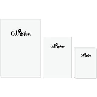UDNAG Untearable Waterproof Stickers 155GSM 'Mom | Cat Mother' A4 x 1pc, A5 x 1pc & A6 x 2pc UDNAG Untearable Waterproof Stickers 155GSM 'Mom | Cat Mother' A4 x 1pc, A5 x 1pc & A6 x 2pc