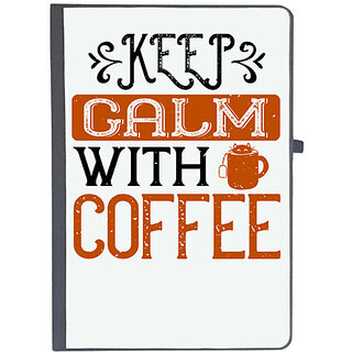                       UDNAG Ruled Notebook Diary 'Coffee | keep calm with coffee', [A5 80Pages 80GSM]                                              