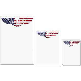 UDNAG Untearable Waterproof Stickers 155GSM 'Flag | American Flag' A4 x 1pc, A5 x 1pc & A6 x 2pc UDNAG Untearable Waterproof Stickers 155GSM 'Flag | American Flag' A4 x 1pc, A5 x 1pc & A6 x 2pc