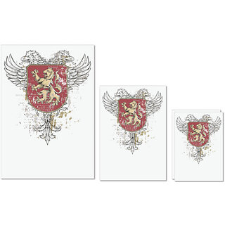 UDNAG Untearable Waterproof Stickers 155GSM 'Logo | Lion' A4 x 1pc, A5 x 1pc & A6 x 2pc UDNAG Untearable Waterproof Stickers 155GSM 'Logo | Lion' A4 x 1pc, A5 x 1pc & A6 x 2pc