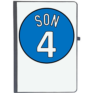                       UDNAG Ruled Notebook Diary 'Son | 4 Son', [A5 80Pages 80GSM]                                              
