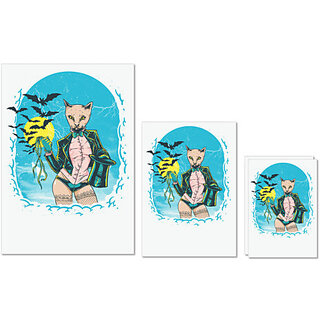 UDNAG Untearable Waterproof Stickers 155GSM 'Halloween | Halloween art' A4 x 1pc, A5 x 1pc & A6 x 2pc UDNAG Untearable Waterproof Stickers 155GSM 'Halloween | Halloween art' A4 x 1pc, A5 x 1pc & A6 x 2pc