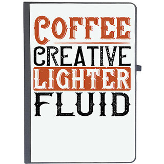                       UDNAG Ruled Notebook Diary 'Coffee | Coffee. Creative lighter fluid', [A5 80Pages 80GSM]                                              