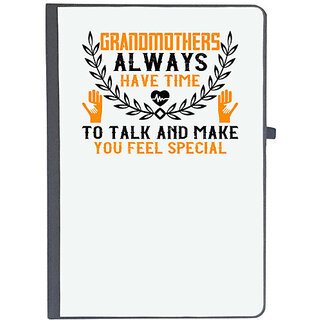                       UDNAG Ruled Notebook Diary 'Grand Mother | Grandmothers always have time', [A5 80Pages 80GSM]                                              