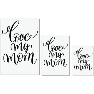 UDNAG Untearable Waterproof Stickers 155GSM 'Mom | Love my mom' A4 x 1pc, A5 x 1pc & A6 x 2pc UDNAG Untearable Waterproof Stickers 155GSM 'Mom | Love my mom' A4 x 1pc, A5 x 1pc & A6 x 2pc