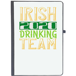                       UDNAG Ruled Notebook Diary 'Irish | irish 2020 drinking team', [A5 80Pages 80GSM]                                              
