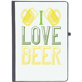                       UDNAG Ruled Notebook Diary 'Beer | i love beer copy', [A5 80Pages 80GSM]                                              
