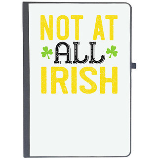                       UDNAG Ruled Notebook Diary 'Irish | not at all irish', [A5 80Pages 80GSM]                                              