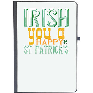                       UDNAG Ruled Notebook Diary 'Irish | irish you a happy st patricks', [A5 80Pages 80GSM]                                              