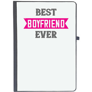                       UDNAG Ruled Notebook Diary 'Boyfriend | best boyfriend ever', [A5 80Pages 80GSM]                                              