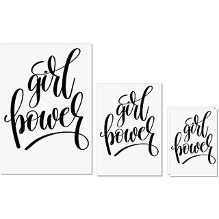 UDNAG Untearable Waterproof Stickers 155GSM 'Girl power' A4 x 1pc, A5 x 1pc & A6 x 2pc UDNAG Untearable Waterproof Stickers 155GSM 'Girl power' A4 x 1pc, A5 x 1pc & A6 x 2pc