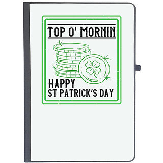                       UDNAG Ruled Notebook Diary 'Patricks Day | top o' mornin happy st patricks day', [A5 80Pages 80GSM]                                              