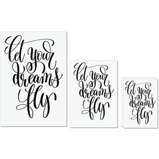 UDNAG Untearable Waterproof Stickers 155GSM 'Let your dreams fly' A4 x 1pc, A5 x 1pc & A6 x 2pc UDNAG Untearable Waterproof Stickers 155GSM 'Let your dreams fly' A4 x 1pc, A5 x 1pc & A6 x 2pc