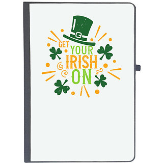                       UDNAG Ruled Notebook Diary 'Irish | get your irish on3', [A5 80Pages 80GSM]                                              