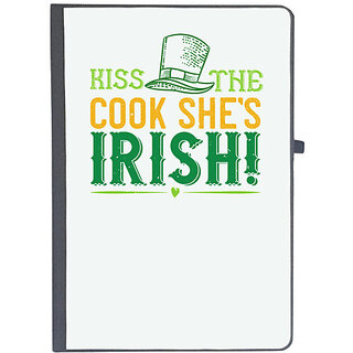                       UDNAG Ruled Notebook Diary 'Irish | kiss the cook shes irish', [A5 80Pages 80GSM]                                              