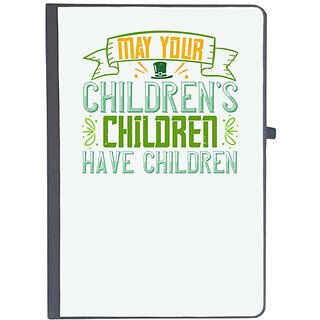                       UDNAG Ruled Notebook Diary 'Grand Mother | may your childrens children have children', [A5 80Pages 80GSM]                                              