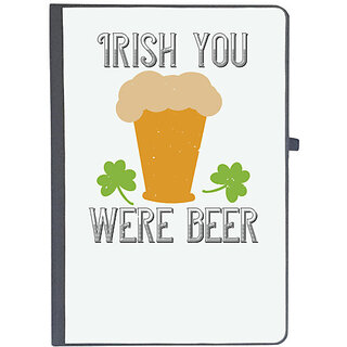                       UDNAG Ruled Notebook Diary 'Beer | Irish you were beer copy', [A5 80Pages 80GSM]                                              