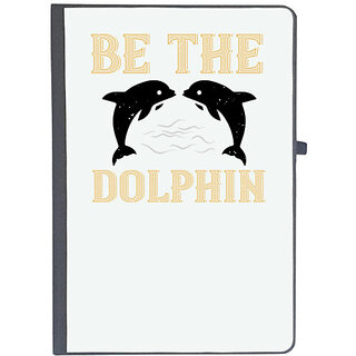                       UDNAG Ruled Notebook Diary 'Swimming | be the dolphin', [A5 80Pages 80GSM]                                              