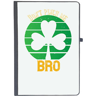                       UDNAG Ruled Notebook Diary 'Bro | Don't pinch me, bro', [A5 80Pages 80GSM]                                              
