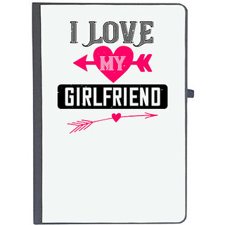                       UDNAG Ruled Notebook Diary 'Love | i love my girlfriend', [A5 80Pages 80GSM]                                              
