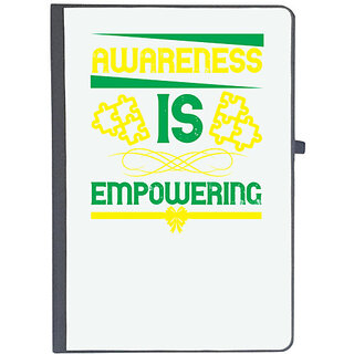                       UDNAG Ruled Notebook Diary 'Awareness | Awareness is empowering03', [A5 80Pages 80GSM]                                              