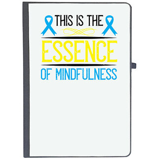                       UDNAG Ruled Notebook Diary 'Awareness | This is the essence of mindfulness', [A5 80Pages 80GSM]                                              