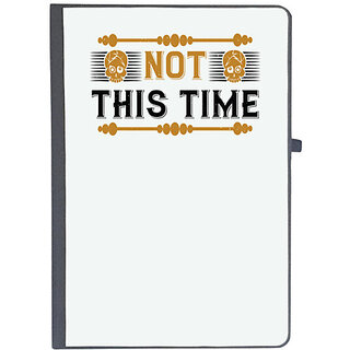                       UDNAG Ruled Notebook Diary 'Awareness | Not this time', [A5 80Pages 80GSM]                                              