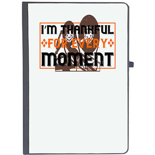                       UDNAG Ruled Notebook Diary 'Thanks Giving | Im thankful for every moment 2', [A5 80Pages 80GSM]                                              