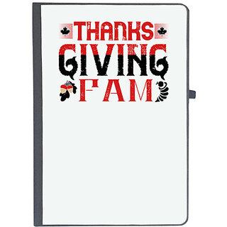                       UDNAG Ruled Notebook Diary 'Thanks Giving | Thanks giving fam', [A5 80Pages 80GSM]                                              