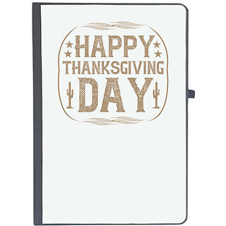                       UDNAG Ruled Notebook Diary 'Thanks Giving | Happy thanksgiving day', [A5 80Pages 80GSM]                                              