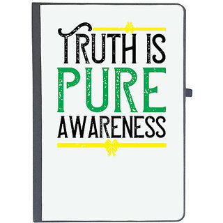                       UDNAG Ruled Notebook Diary 'Thanks Giving | Truth is pure awareness', [A5 80Pages 80GSM]                                              