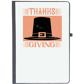                       UDNAG Ruled Notebook Diary 'Thanks Giving | Thanksgiving', [A5 80Pages 80GSM]                                              