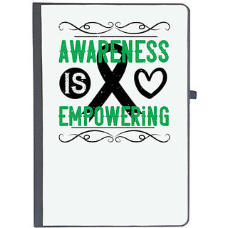                       UDNAG Ruled Notebook Diary 'Awareness | Awareness is empowering', [A5 80Pages 80GSM]                                              
