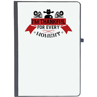                       UDNAG Ruled Notebook Diary 'Thanks Giving | Im thankful for every moment', [A5 80Pages 80GSM]                                              