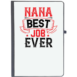                       UDNAG Ruled Notebook Diary 'Nana | NANA BEST JOB EVER', [A5 80Pages 80GSM]                                              