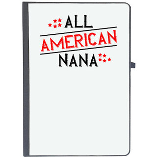                       UDNAG Ruled Notebook Diary 'Nana | 02 ALL american nana', [A5 80Pages 80GSM]                                              