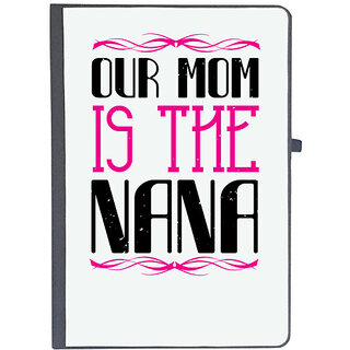                       UDNAG Ruled Notebook Diary 'Grand Father | 02 our mom is the nana', [A5 80Pages 80GSM]                                              