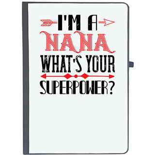                       UDNAG Ruled Notebook Diary 'Grand Father | I'm a nana whats your', [A5 80Pages 80GSM]                                              